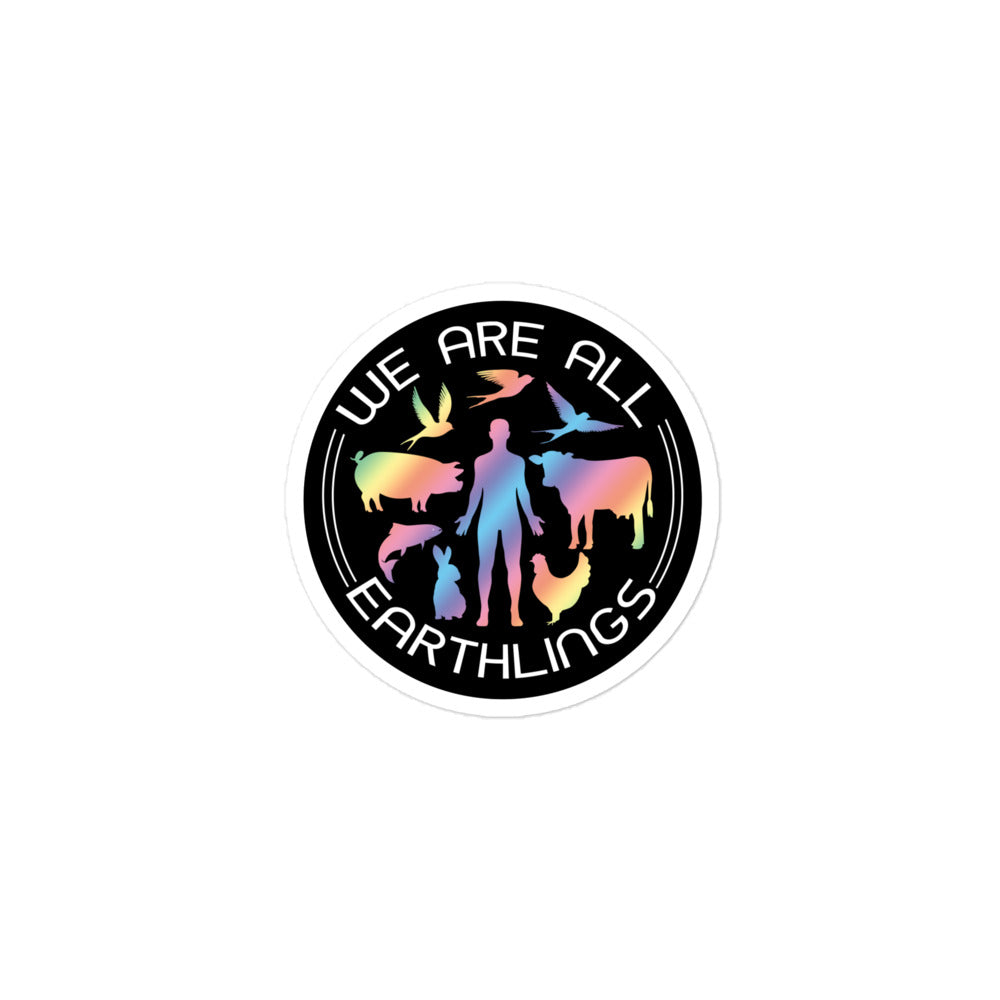 Colorful Earthlings Sticker