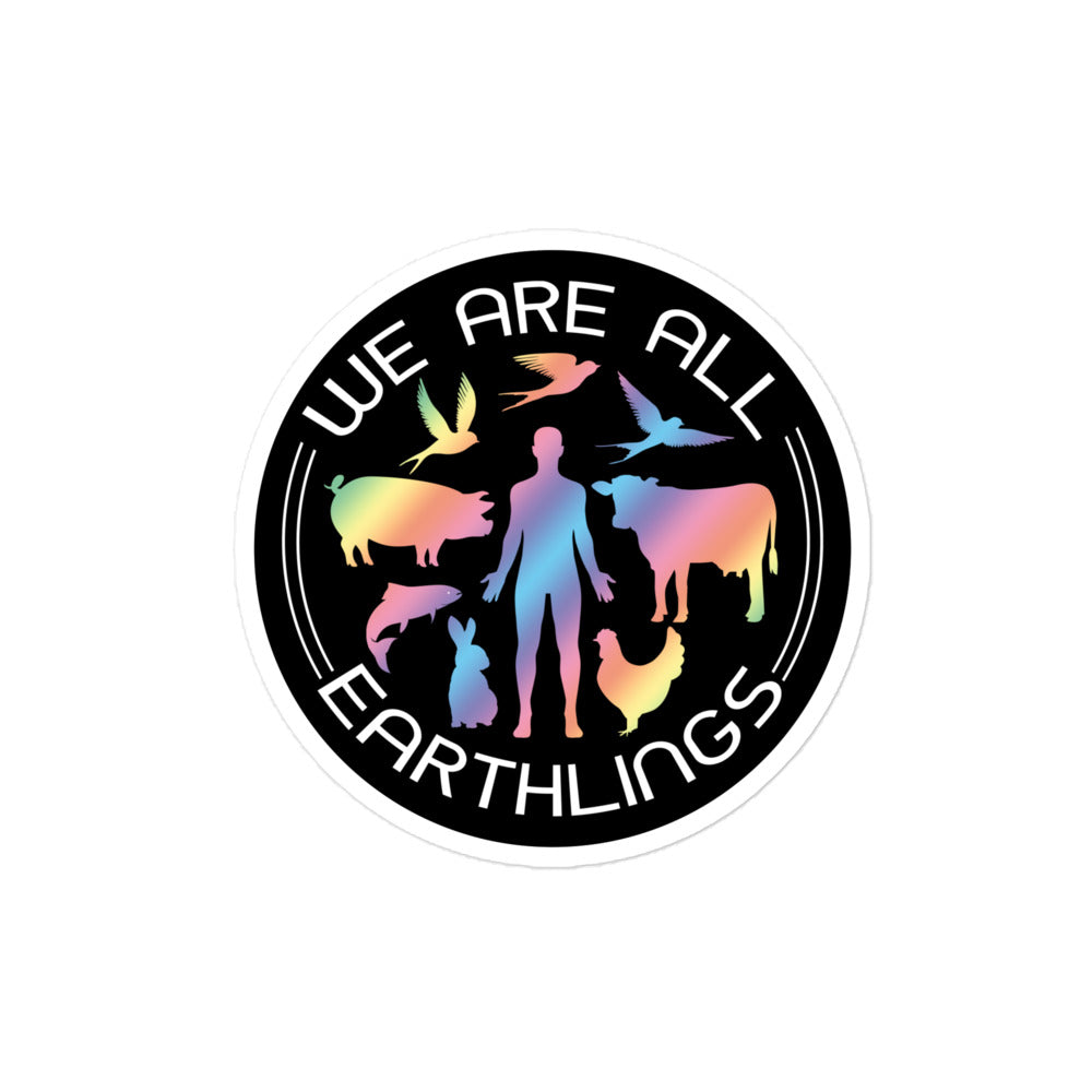 Colorful Earthlings Sticker