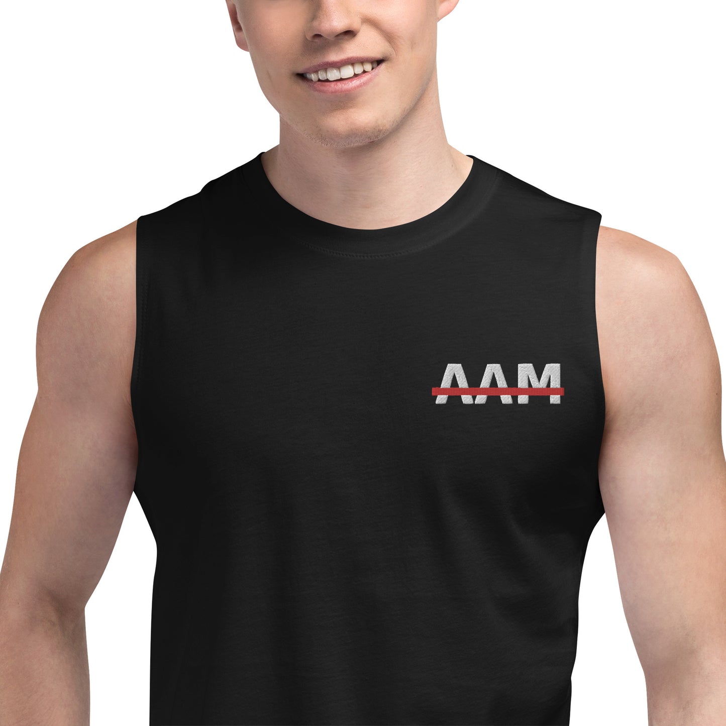 AAM Embroidered Muscle Shirt