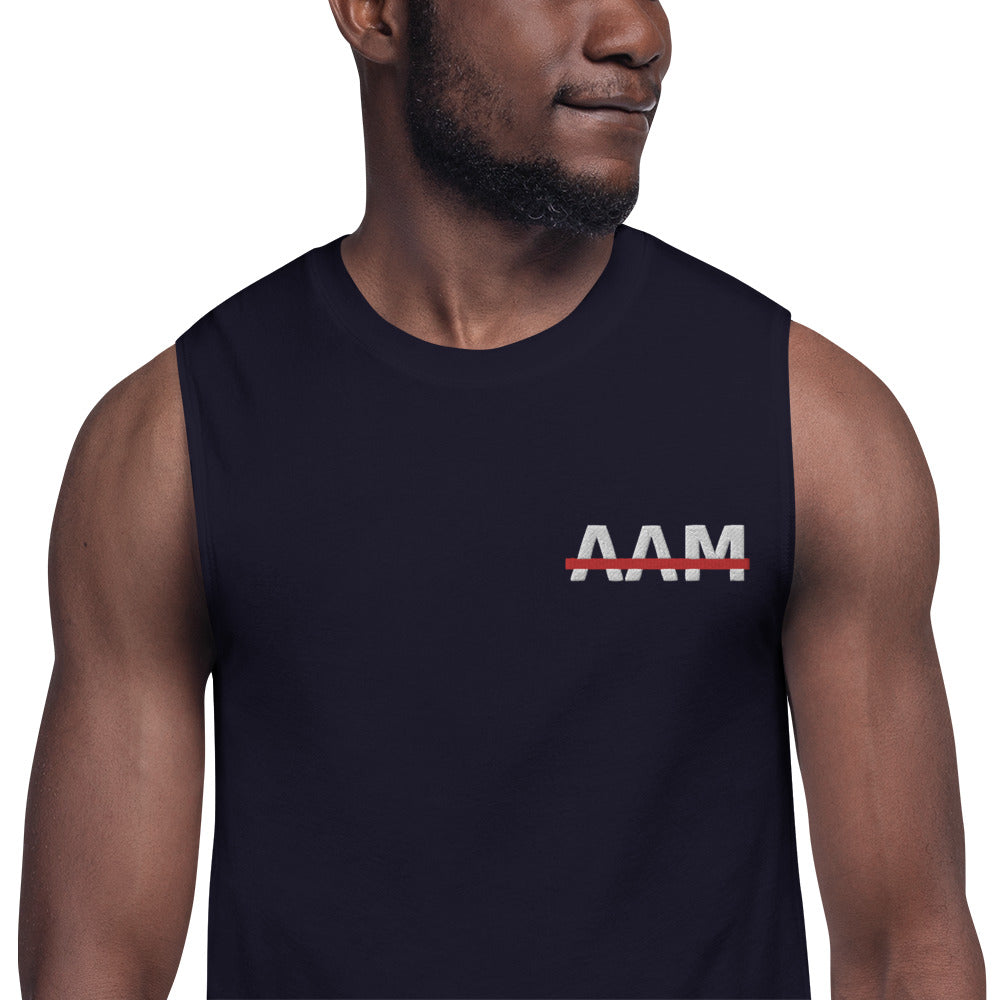AAM Embroidered Muscle Shirt