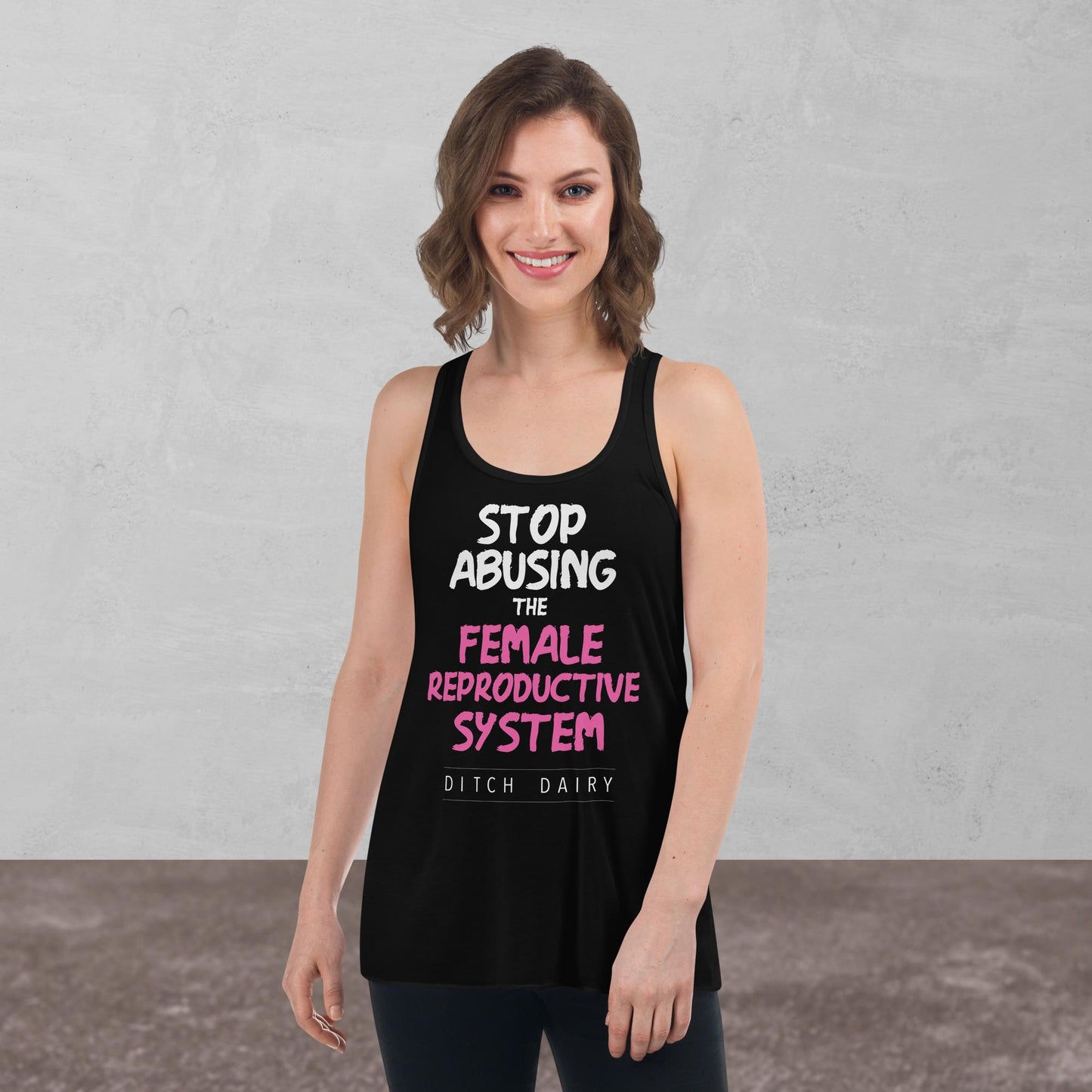 Women's Feminism Ditch Dairy GTC Racerback Tank