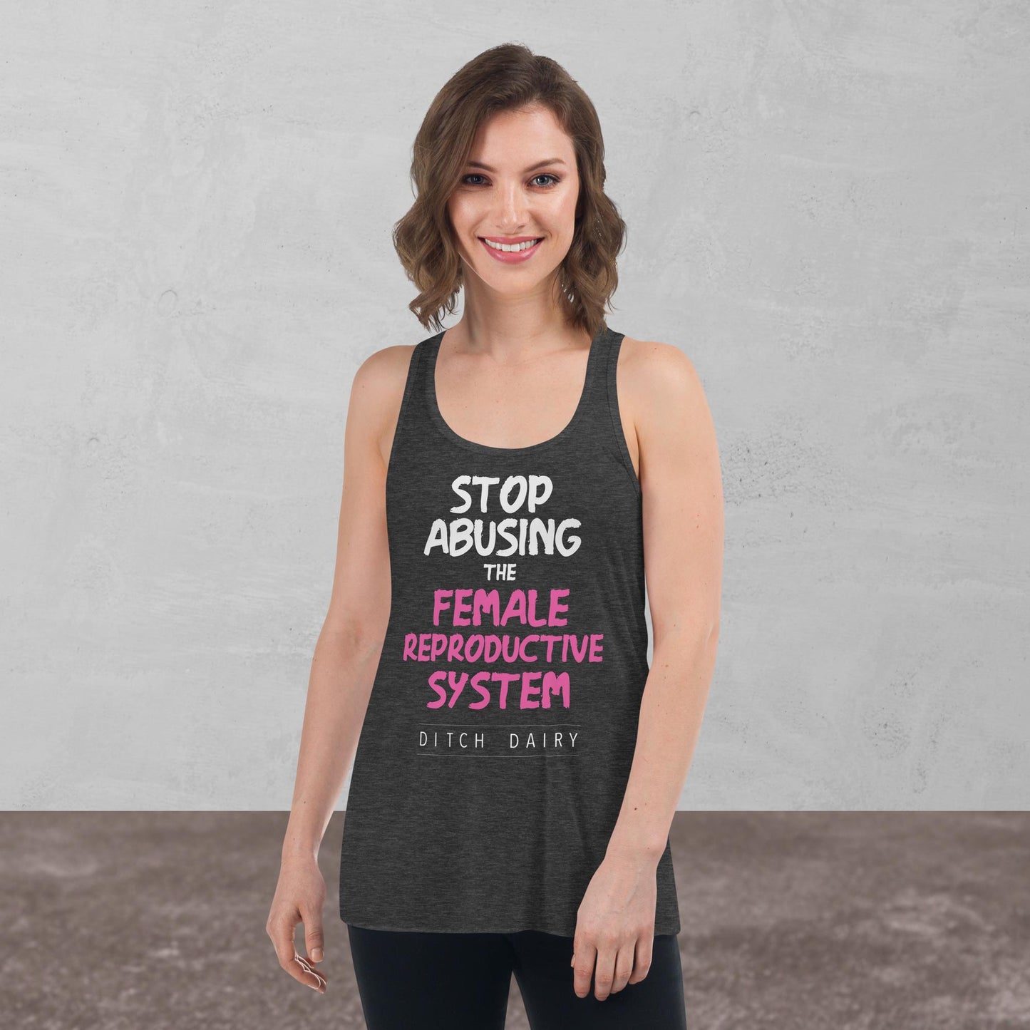 Women's Feminism Ditch Dairy GTC Racerback Tank